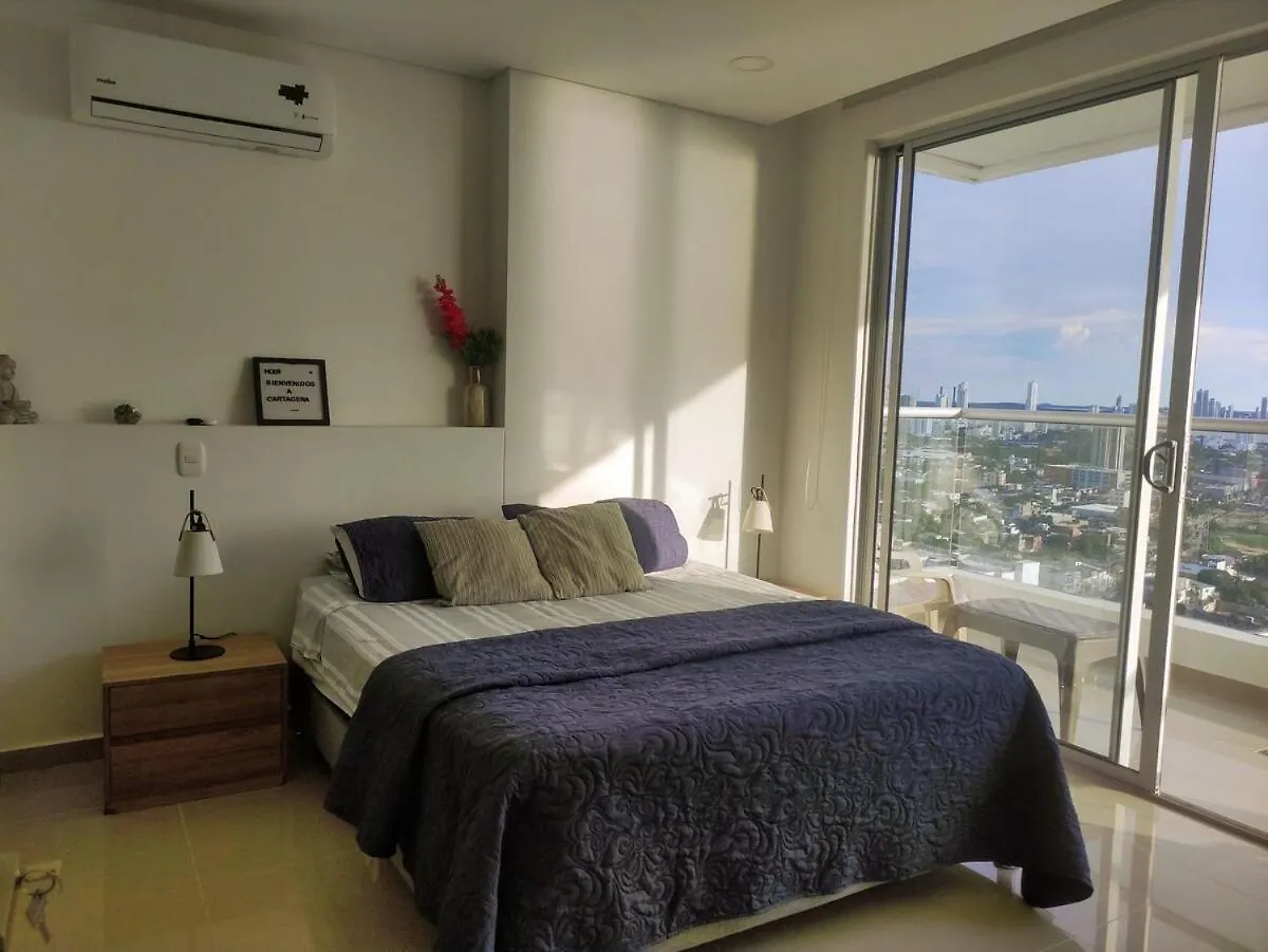 Apartamento Cartagena 180, Vista Espectacular 0*,  Colombia